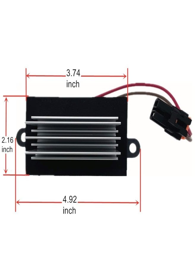 LDCRE Blower Motor Resistor Heater Fan Control Module fit for Hummer H2 2003-2007 Replace 19331830 19329838 89023355 93803637 88986529 15-80388 15-80655 15-80911 19331830 3GSH-19E624-CA 4GSH-19E624-AA - Image 2